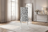 KAWOLA Esszimmerstuhl MORA Barock Velvet grau