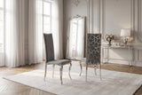 KAWOLA Esszimmerstuhl MORA Barock Velvet grau