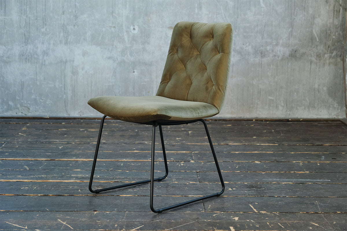 KAWOLA Esszimmerstuhl NEW CHARME Velvet oliv