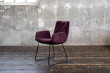 KAWOLA Esszimmerstuhl NEW CHARME Velvet purple
