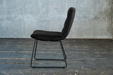 KAWOLA Esszimmerstuhl NEW CHARME Velvet schwarz