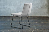 KAWOLA Esszimmerstuhl NEW CHARME Velvet silber