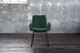 KAWOLA Esszimmerstuhl NEW CHARME Velvet smaragd, 59 x 66