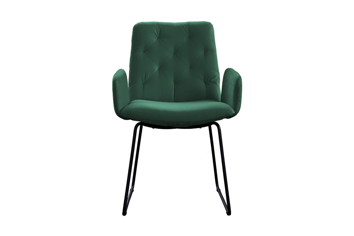 KAWOLA Esszimmerstuhl NEW CHARME Velvet smaragd