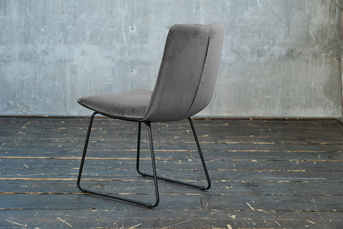 KAWOLA Esszimmerstuhl NEW CHARME Velvet stone