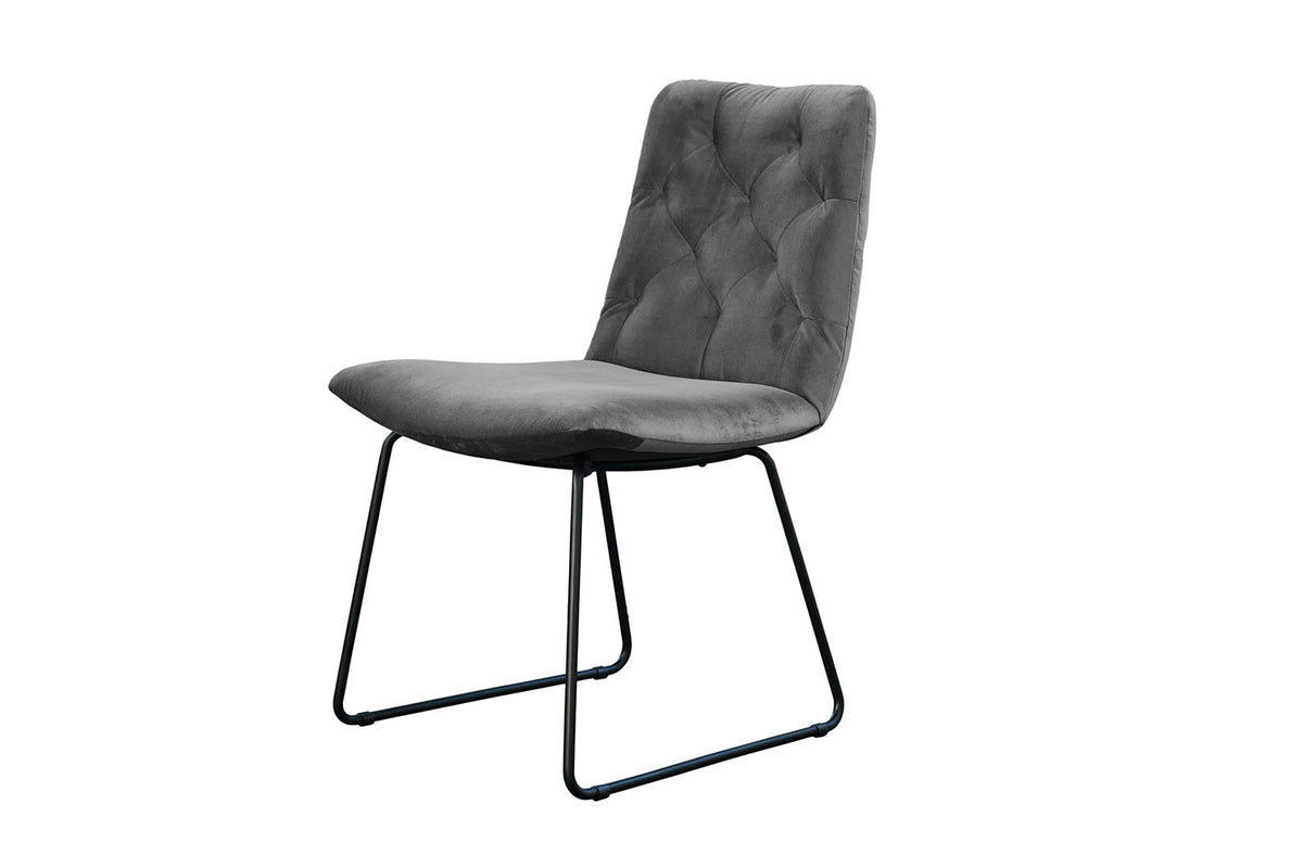 KAWOLA Esszimmerstuhl NEW CHARME Velvet stone
