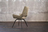 KAWOLA Esszimmerstuhl SIVO Drehstuhl Stoff beige