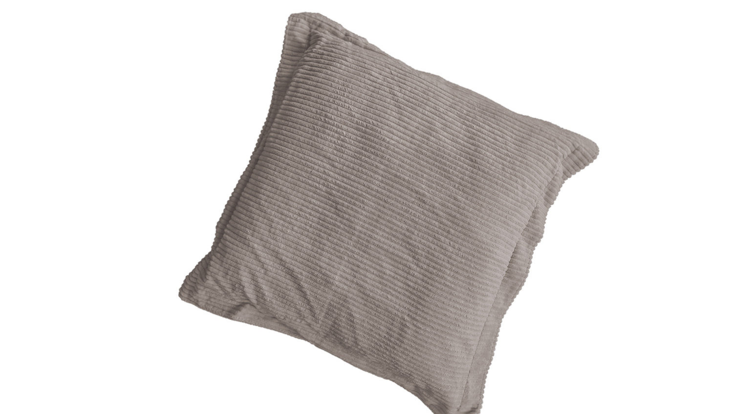 KAWOLA Flatterkissen MADELINE Cord taupe