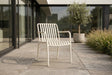 KAWOLA Gartenstuhl MIAVA Outdoor stapelbar Kunststoff cremefarben