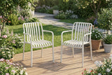 KAWOLA Gartenstuhl MIAVA Outdoor stapelbar Kunststoff cremefarben