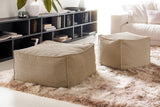 KAWOLA Hocker ALEA Cord taupe
