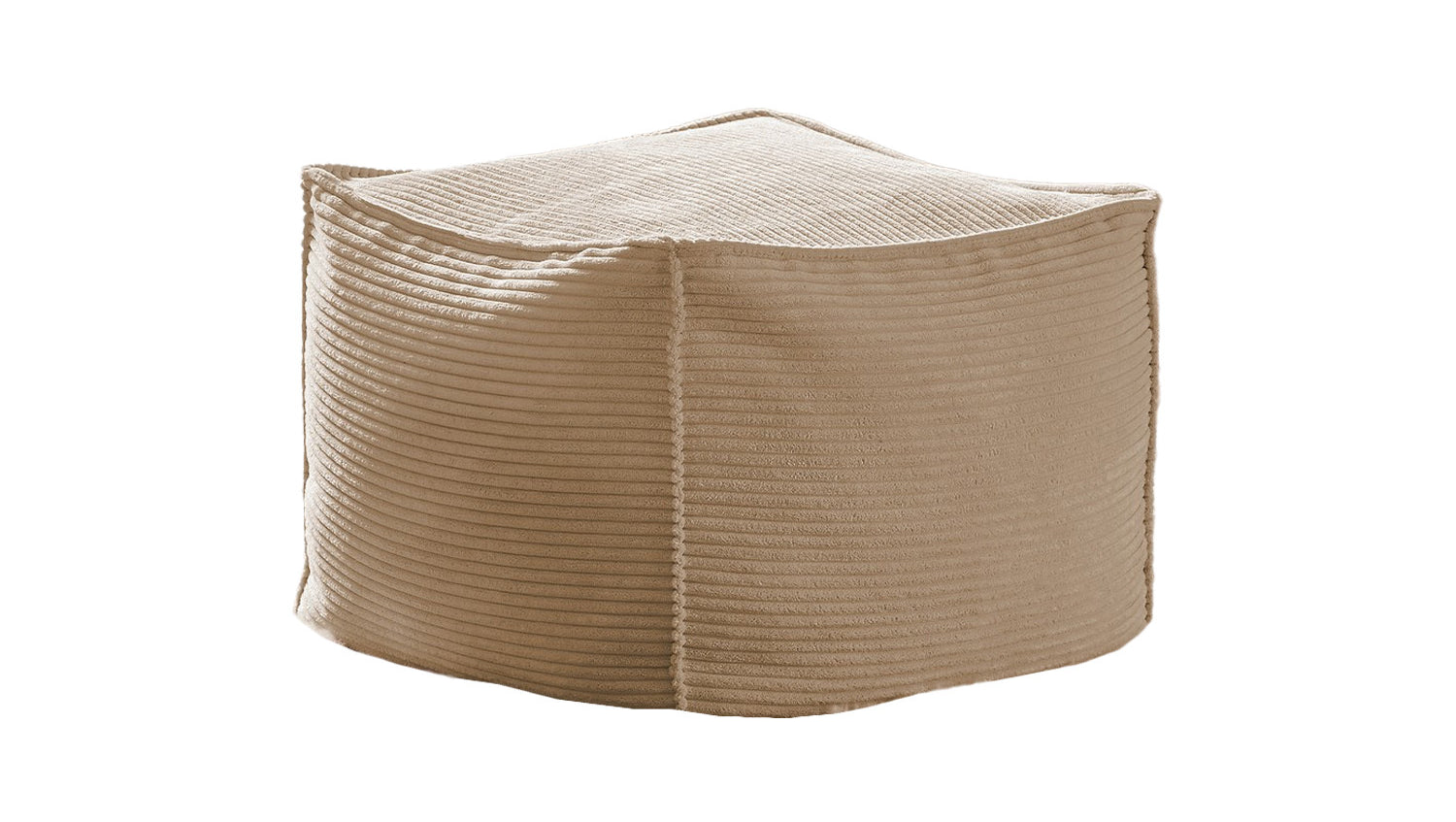 KAWOLA Hocker ALEA Cord taupe