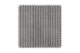 KAWOLA Hocker CHARME Hockerbank Cord grau