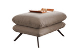 KAWOLA Hocker CHARME Hockerbank groß Cord taupe