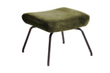 KAWOLA Hocker LOTTE Polsterhocker velvet olivgrün