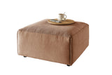KAWOLA Hocker RANI Polsterhocker Cord rost