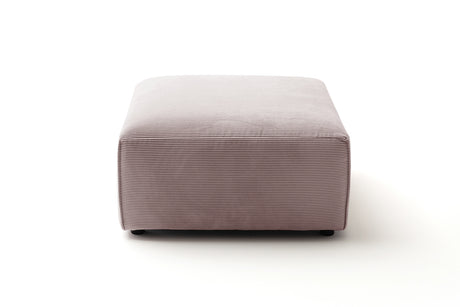 KAWOLA Hocker RANI Polsterhocker Feincord rosa