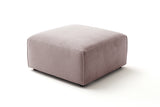 KAWOLA Hocker RANI Polsterhocker Feincord rosa