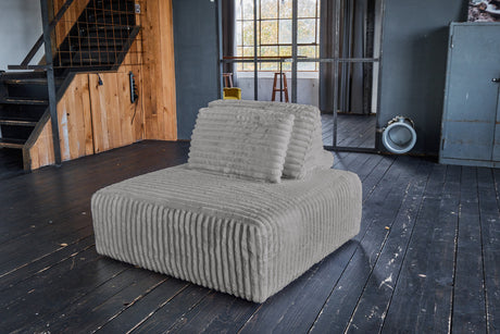 KAWOLA Hocker WIOLO SOFT Polsterhocker mit Rückenkissen Weicher Breitcord grau