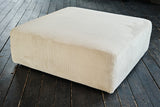 KAWOLA Hocker WIOLO SOFT Sitzelement für Modulsofa Cord cremeweiß