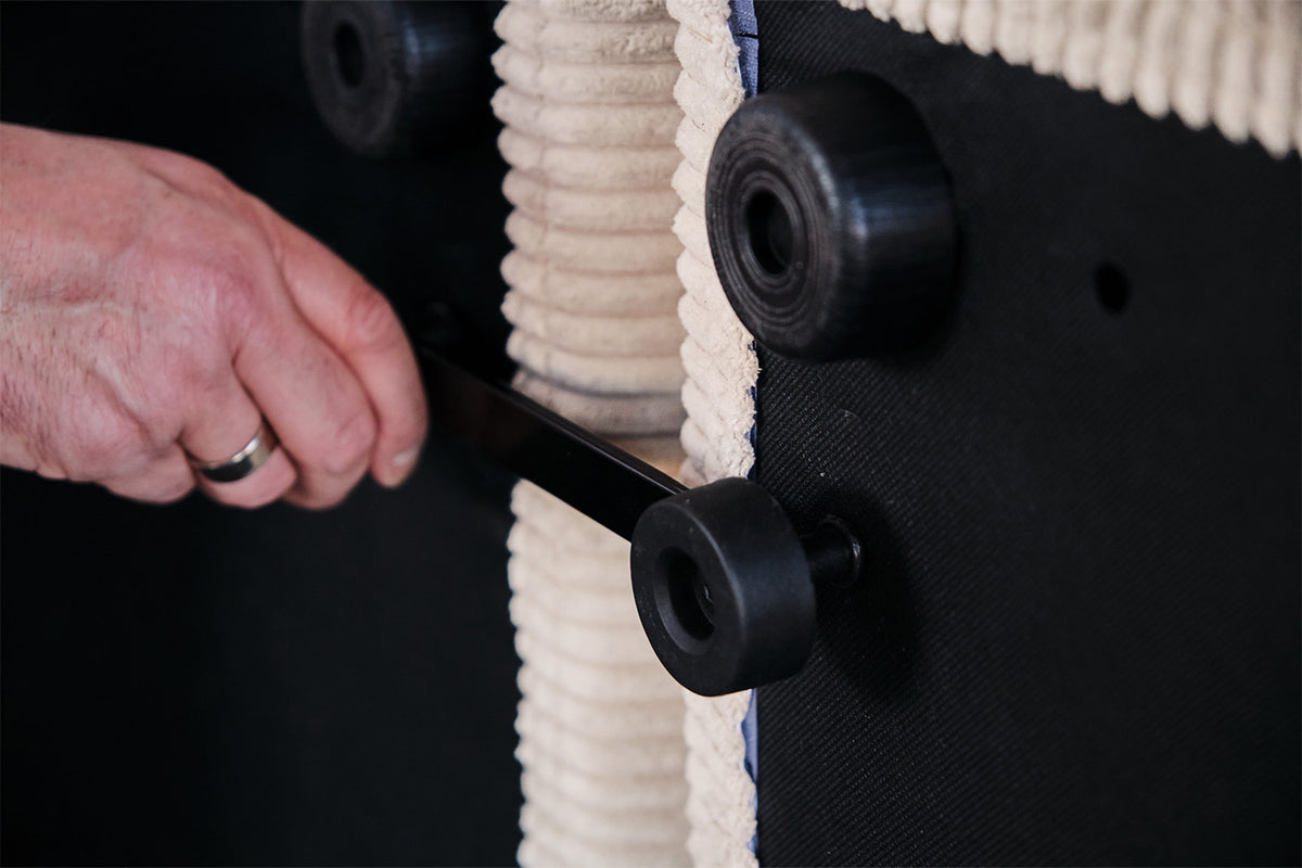 KAWOLA Hocker WIOLO SOFT Sitzelement für Modulsofa Cord cremeweiß