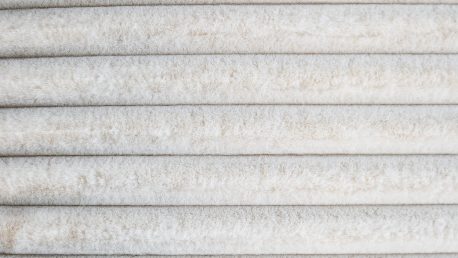 KAWOLA Hocker WIOLO SOFT Sitzelement für Modulsofa Weicher Breitcord cremeweiß