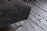 KAWOLA Hocker WIOLO velvet anthrazit