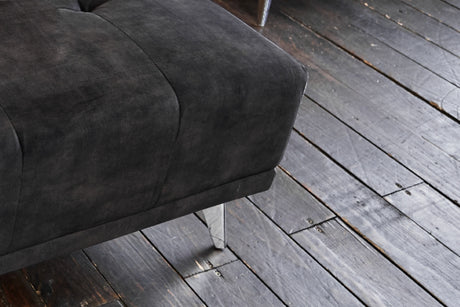 KAWOLA Hocker WIOLO velvet anthrazit
