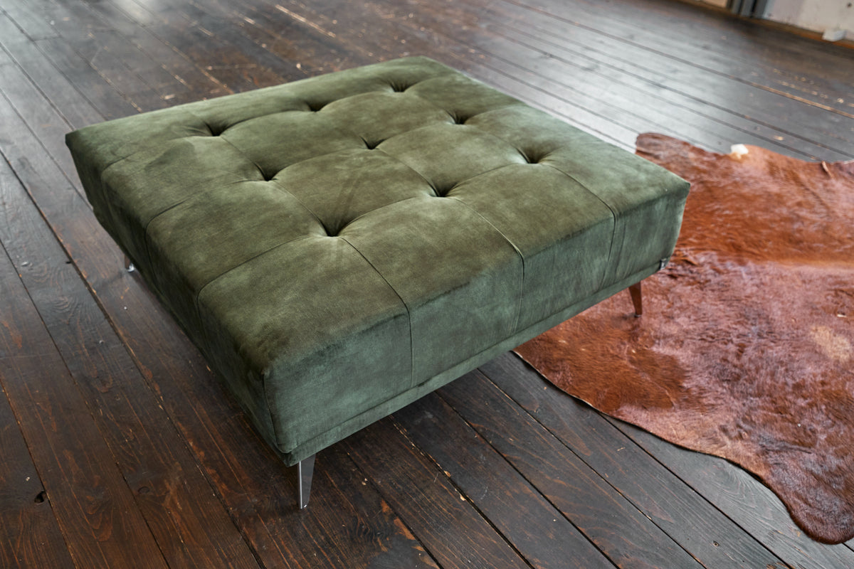 KAWOLA Hocker WIOLO velvet moosgrün