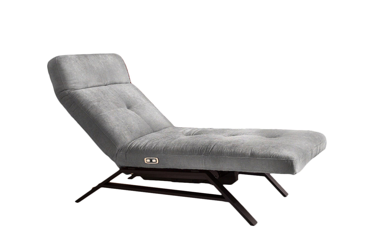 KAWOLA Liege AMERIVA Relaxliege Velvet grau