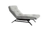 KAWOLA Liege AMERIVA Relaxliege Velvet silber