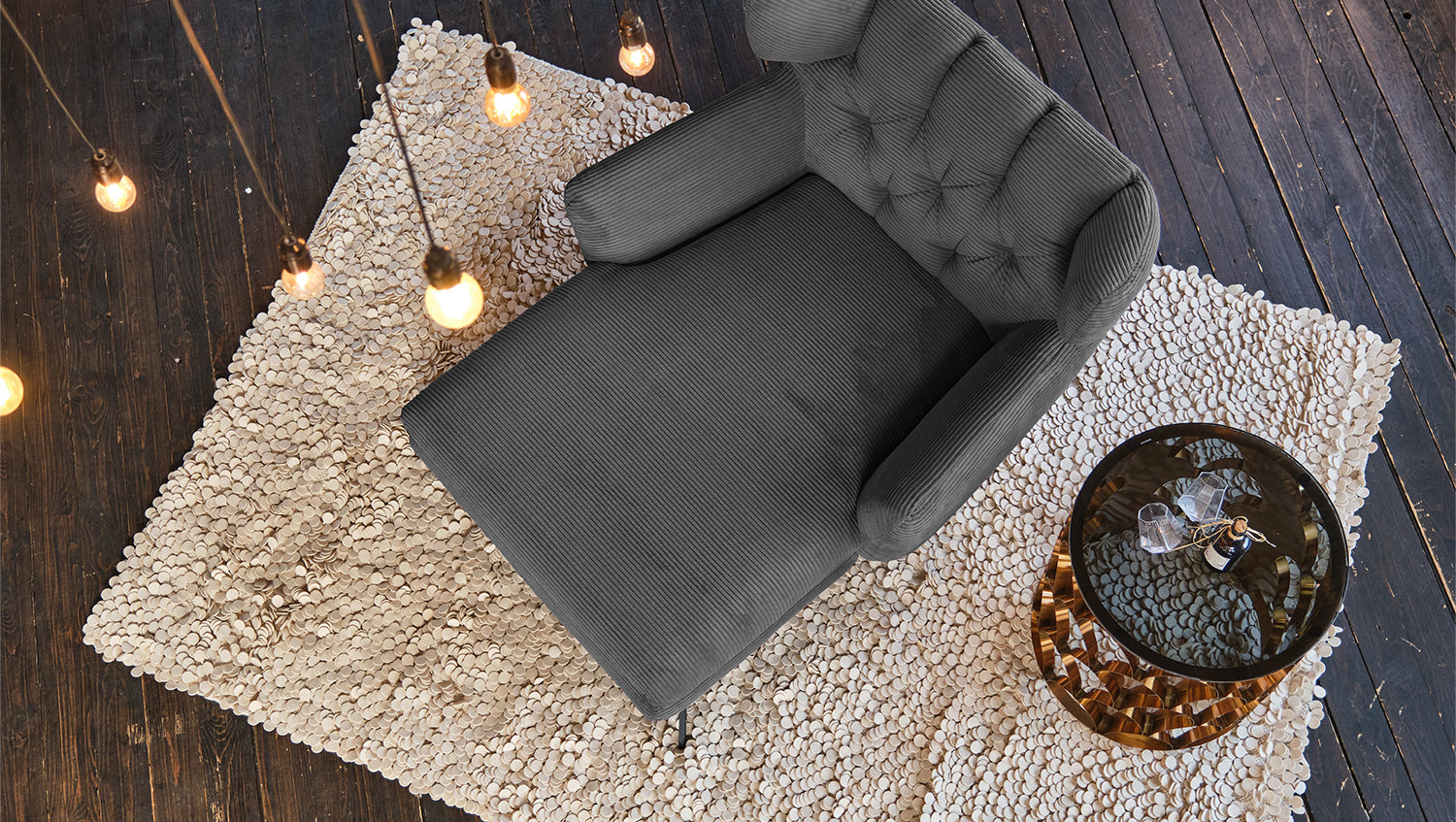 KAWOLA Longseat CHARME Cord grau