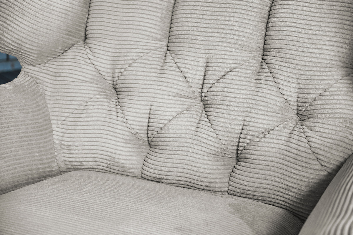 KAWOLA Longseat CHARME Cord hellgrau