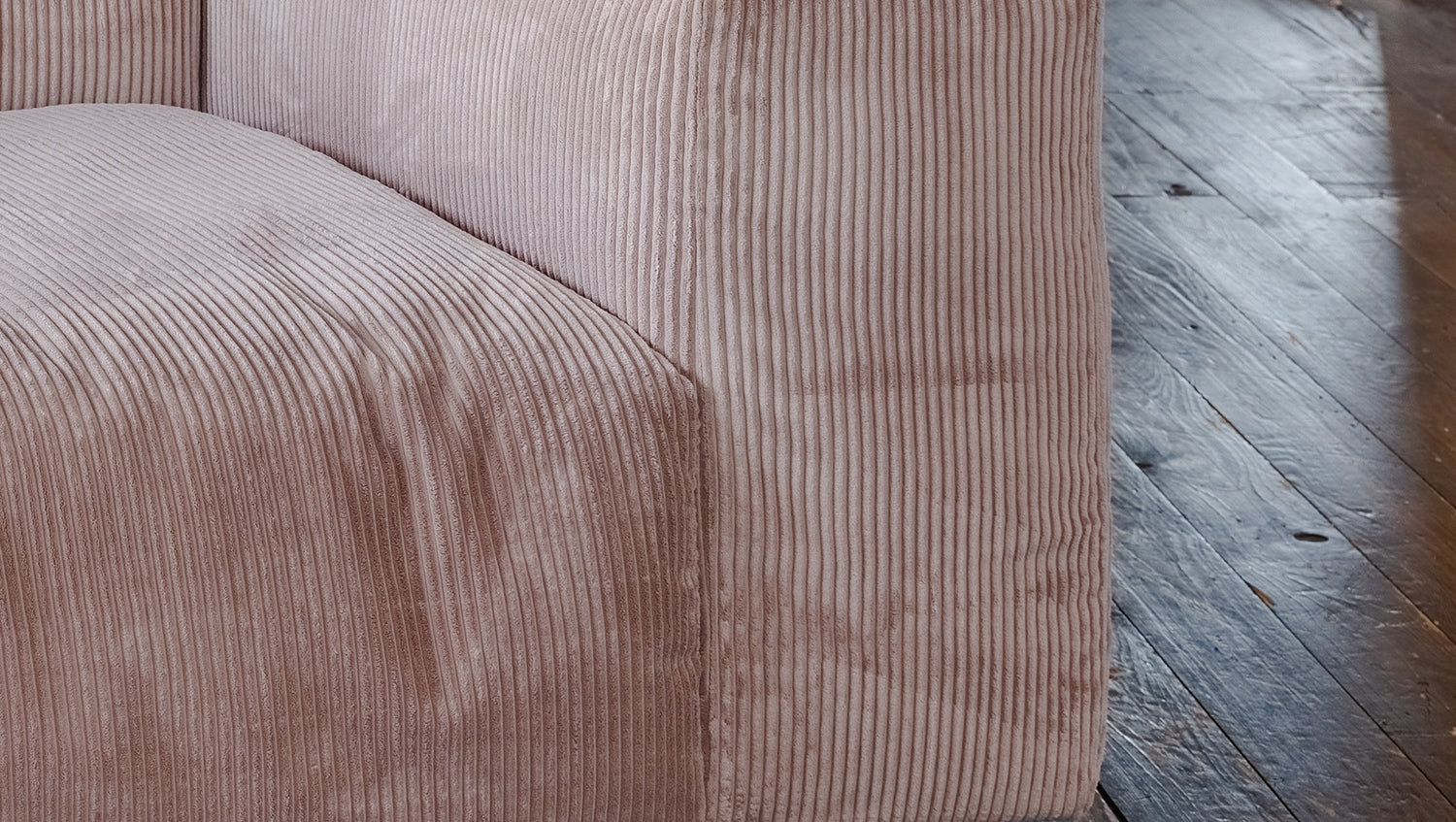 KAWOLA Loveseat MIA Modularer Sessel 4-tlg. Cord taupe