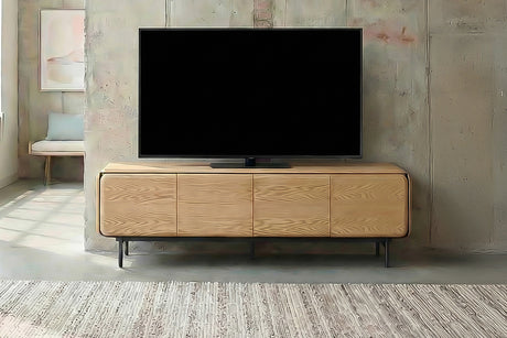 KAWOLA Lowboard AVRIL TV-Board 4 Türen Eiche braun