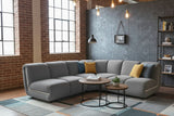 KAWOLA Modulsofa LAYLA Ecksofa 3 Module Velvet taupe