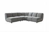 KAWOLA Modulsofa LAYLA Ecksofa 3 Module Velvet taupe