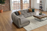 KAWOLA Modulsofa LAYLA Ecksofa 4 Module Velvet taupe