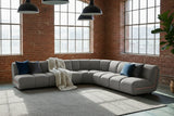 KAWOLA Modulsofa LAYLA Ecksofa 5 Module Velvet taupe, Ohne Zusatzausstattung