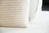 KAWOLA Modulsofa WIOLO SOFT 2 Module 2 Rückenkissen Cord cremeweiß