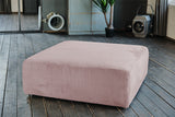 KAWOLA Modulsofa WIOLO SOFT 4 Module 4 Rückenkissen Cord rosa