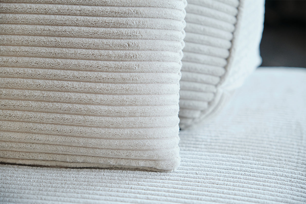 KAWOLA Modulsofa WIOLO SOFT 6 Module 6 Rückenkissen Cord hellgrau
