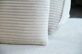 KAWOLA Modulsofa WIOLO SOFT 6 Module 6 Rückenkissen Cord hellgrau