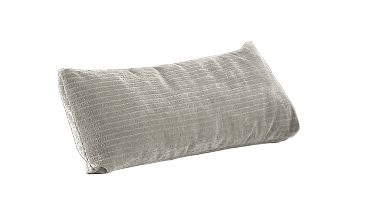 KAWOLA Nierenkissen SEPHI groß Cord Vintage silber
