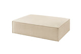 KAWOLA Polsterhocker CARMO Hockerbank Stoff beige