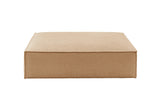 KAWOLA Polsterhocker CARMO Hockerbank Stoff creme
