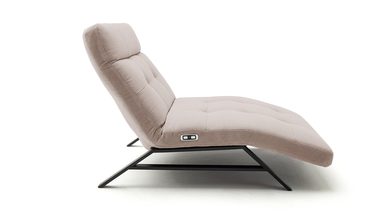 KAWOLA Relaxliege AMERIVA motorisch Maxi Feincord beige