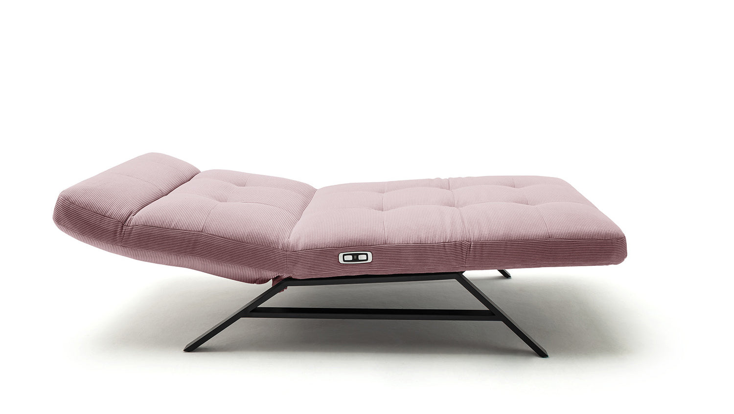 KAWOLA Relaxliege AMERIVA motorisch Maxi Feincord rosa