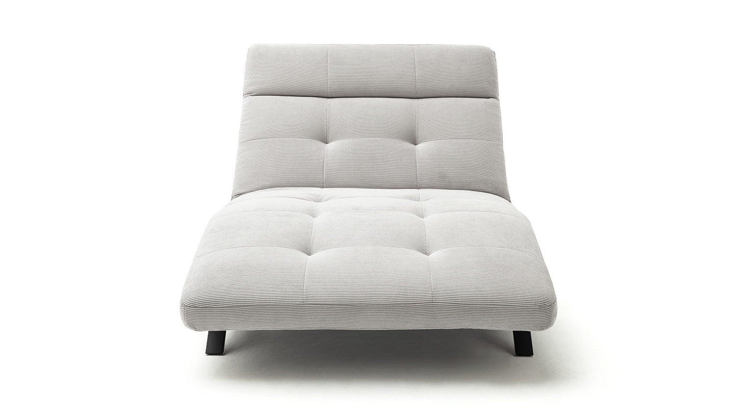 KAWOLA Relaxliege AMERIVA motorisch Maxi Feincord silber