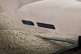 KAWOLA Relaxliege LETICIA motorisch Feincord beige